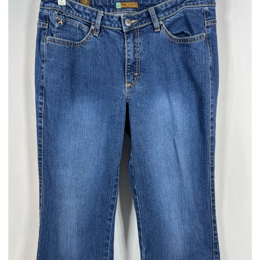 Aura Wrangler Women's Western Cowgirl Blue Denim Rodeo Jeans Size 12P
